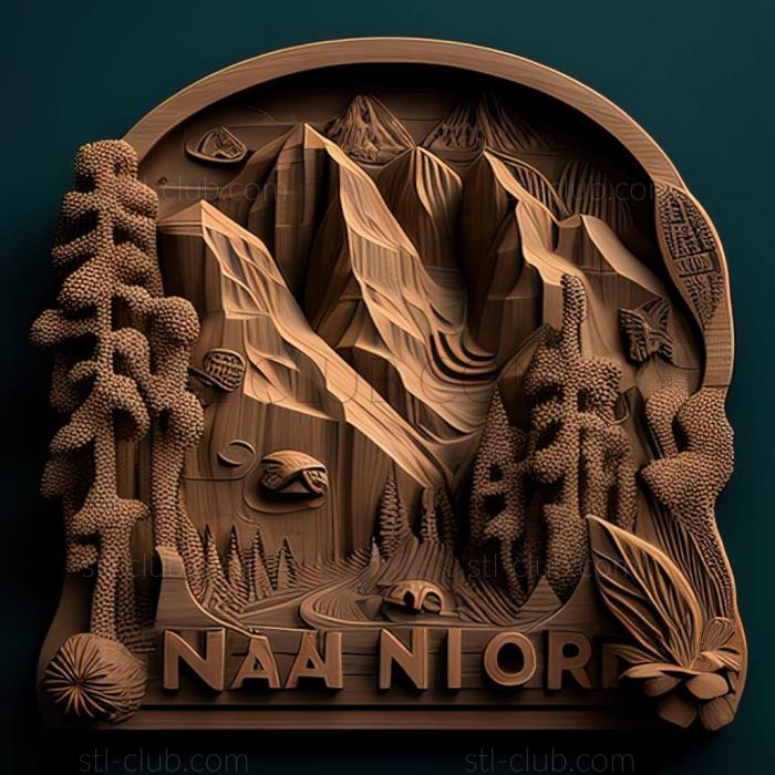 3D model national park (STL)